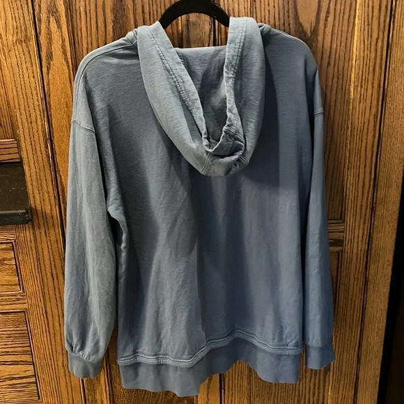 Athleta | Sundown Alliance Hoodie Oversized Sweatshirt Cottage Blue | medium - Picture 4 of 4